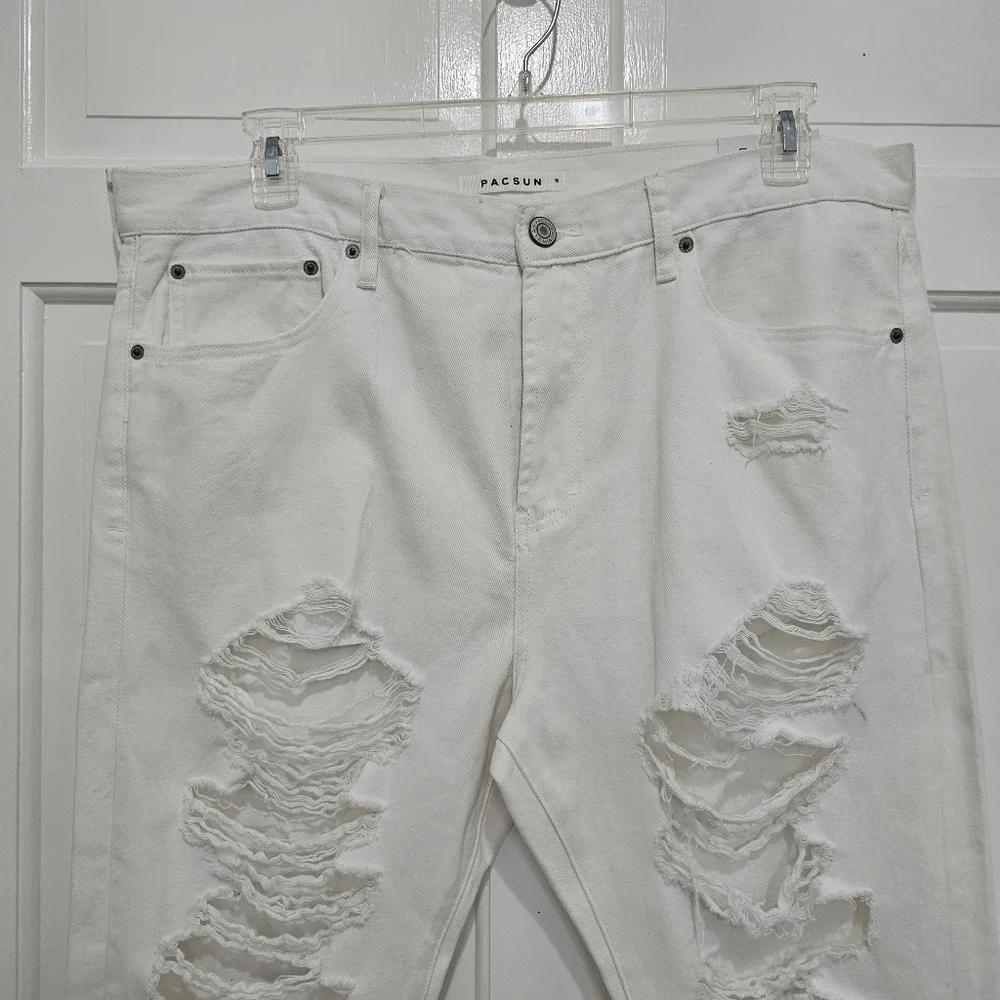 PacSun white slim